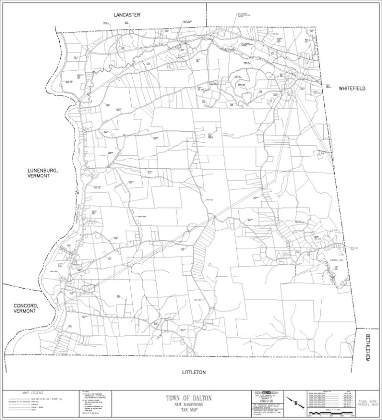 Town of Dalton NH Tax Maps Town of Dalton, NH